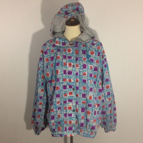 Nike Jackets & Blazers - Nike Vintage Windbreaker Rain Jacket with Hood